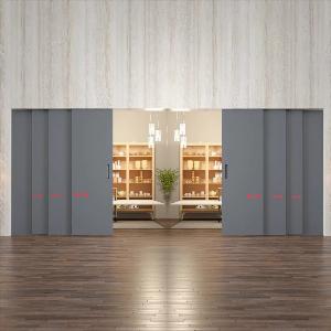 TPSlide Double Telescopic Sliding Door Kit 3 3 Door 7200mm Track