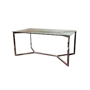 Tavolo Carlomagno in vetro e metallo Gallotti  Radice