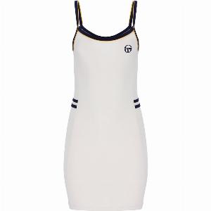 Sergio Tacchini Vinci Retro 80s Tennis Mini Dress  Gardenia   12105108 VINVI DRESS