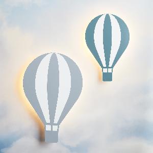 Duo dAppliques pour Enfants Montgolfière