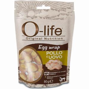 Sconto 15 su Olife Adult Egg Wrap Snack per cani 80 gr pollo e uovo