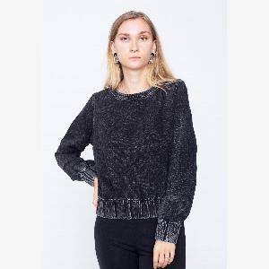 Save 64 on Noisy May Lucca On Denim Top Black M 100 Cotton Jersey