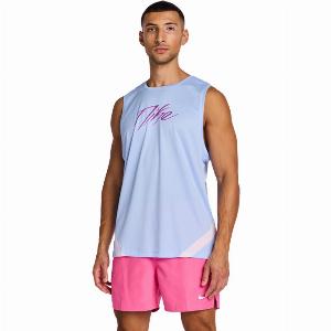 Nike Icon Men Vests  Blue  Size M  Poly Mesh