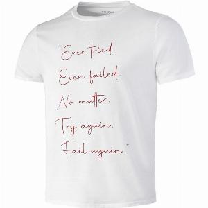 TennisPoint Ever Tried Tshirt Hommes  Blanc  Rouge