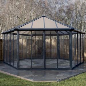 Palram  Canopia Garda Garden Gazebo Grey Bronze