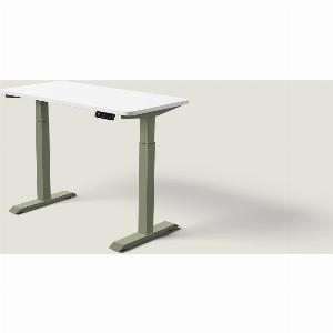 Enjoy a 33 Discount on the HomeOne Desk in Olive GreenWhite 120x60 cm