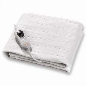 Goliving Electric Blanket  1Person  Wärmedecke  Elektrische Decke  3 Wärmestufen  Timerfunktion  60 Watt  Polyester  150 x 80 cm  Weiß