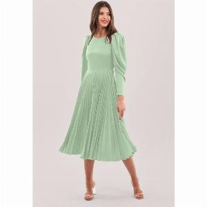 Closet London Mint Green Pleated Midi Dress Now 51 Save 40