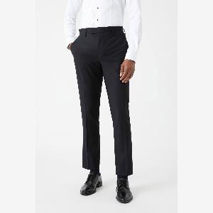 Get 50 Discount on Mens Black Skinny Fit Tuxedo Suit Trousers