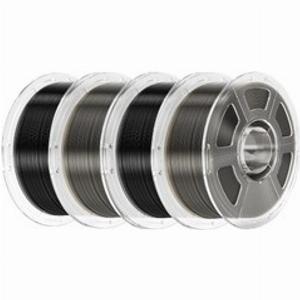 11 Rabatt 4kg Mecpow HighSpeed PETG Transparent und 2kg Schwarzrauch Grau