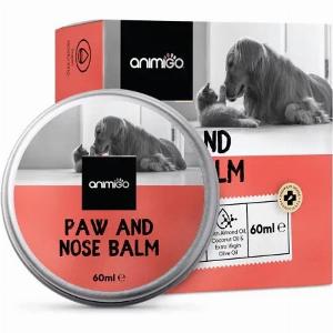 Dog Paw Balm  60ml  Natural Relief From Dry Itchy amp Cracked Paw Skin  Animigo
