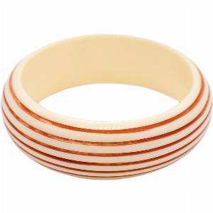Crimson Striped Bracelet