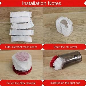 Élément filtrant jetable pour aspirateur 50100 pièces accessoires filtrants universels en tissu Non tissé pour aspirateur 50pcs