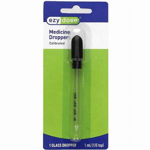 Ezy Dose Comptegouttes en verre pour médicaments 1 pièce