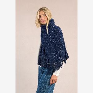 Bufanda larga detalle flecos