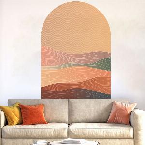 Papier peint adhésif motifs dunes désertiques