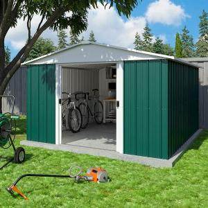 Yardmaster Emerald Deluxe 1013GEYZ Metal Shed 285 x 387m