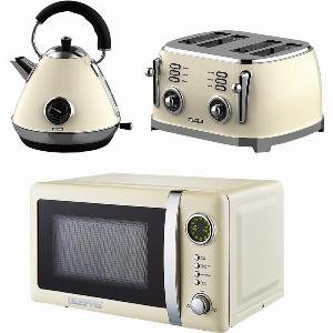 Enjoy 23 Off Retrovive Electric Kettle Toaster and Microwave Set