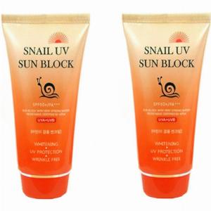 Jigott  Snail UV Sun Block SPF50 PA 2ea Set
