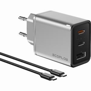 Chargeur GaN EcoFlow RAPID 65 W avec câble de 100 W
