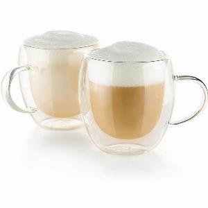 Set di 2 Tazze in Vetro da 250ml per Tè e Caffè ora a 990