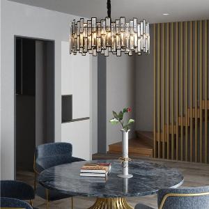 Postmodern Geometric Light Fixture with Adjustable Chain 90 off