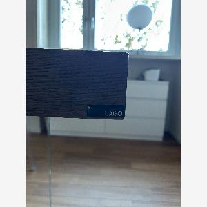 11 Rabatt auf Lago Rechteckiger Esstisch aus Glas und Holz