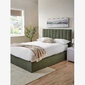 Enjoy a 14 Discount on the Nova End Lift Storage Fabric Ottoman Bed in Winter Moss
