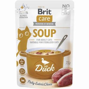 Risparmia il 20 su Brit Care Cat Soup Anatra 12 confezioni da 75 g
