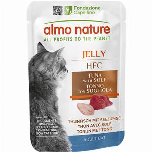 Almo Nature HFC Jelly Adult Cat Tonno e Sogliola 55 g 12 pezzi