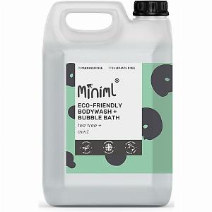 Miniml Gel Douche  Bain Moussant Arbre à The  Menthe Recharge 5L