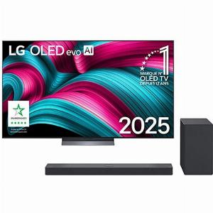 Lg pack tv oled ai 77 oled77c54la  barre de son sc9s  oled77c54lasc9s