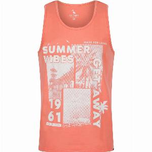 Vests Made For Motif Print Cotton Vest Top in Peach Blossom  South Shore  M  Tokyo Laundry
