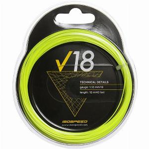 Isospeed V18 Cordage En Garniture 12m  Jaune