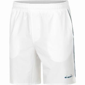 Diadora Core 9In Shorts Herren in weiß Größe M