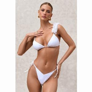 Cally  White String Bikini Bottoms