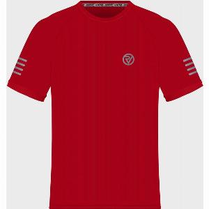 Proviz Sports Mens REFLECT360 Sports Tshirt Short Sleeve Reflective Activewear Top Red
