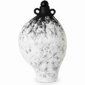 Liang and Eimil Paio Ceramic Vase  Black  White Gradient