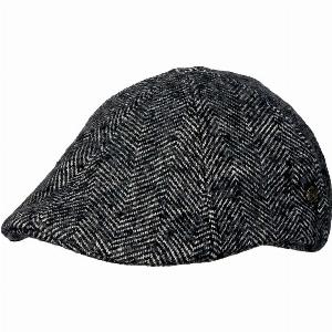 Gatsby Schiebermütze Romagna Herringbone grau L