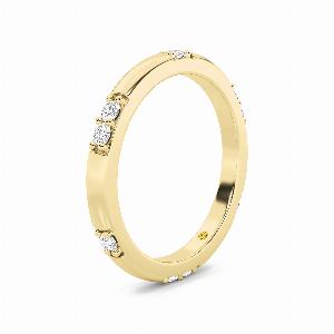 Enjoy 33 Discount on Vihan 18K Yellow Gold LabGrown Diamond Band