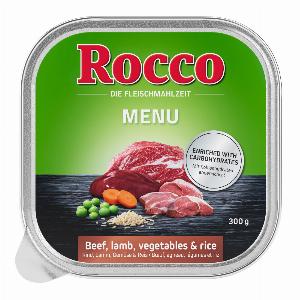 9x300g Rocco Menu bœuf et agneau  Pâtée pour chien prix réduit à 1274