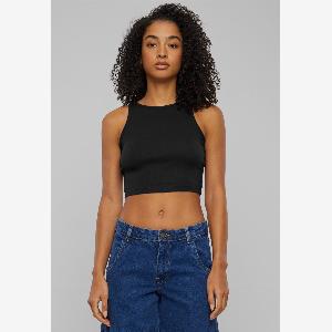 Impericon 10% Rabatt auf Urban Classics DamenCroppedOberteil in Schwarz 4065812625830