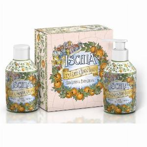 Rudy Le Maioliche Ischia  Bagno Doccia 250ml  Crema corpo 250ml Cofanetto