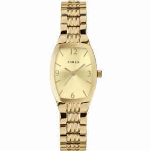 Enjoy 36 Discount on Timex Womens Watch with Champagne Dial and Steel Strap