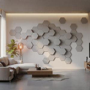 Home Deluxe Réduction de 34 % sur le set de 20 panneaux acoustiques hexagonaux SILENT