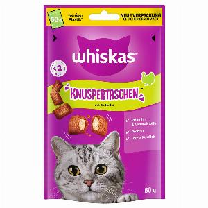 60g Curcan Pernuțe crocante Whiskas Snack für Katzen jetzt nur 890  18  Rabatt