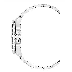 Jaques De Manoir Pro Scuba 43 Swiss Movt 20ATM WR Black Dial Mens Watch with Silver Colour Stainless Steel Strap