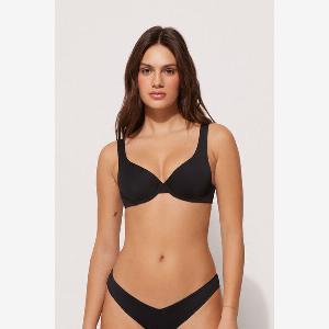 Tezenis Haut de Bikini PushUp Préformé Basique Recyclé Femme Noir Taille S