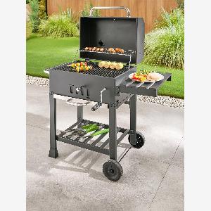 Enjoy 29 Discount on American Charcoal BBQ Grill with Wheels for Gardens