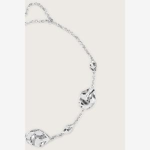 Enjoy 83 Discount on Lavish Alice KARIA Hammered Oval Charm Necklace